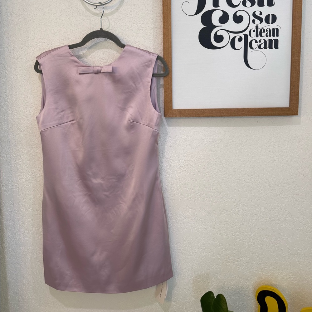 Commense Mauve Backless Dress